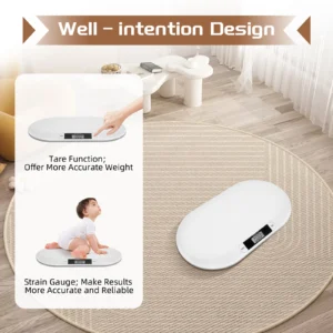 Digital Baby Scale W/  Ergonomic Design for Baby’s Health