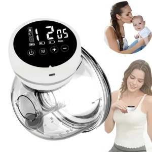 Wearable Double-Sided, Hands-Free Breast Collector for Breastfeeding