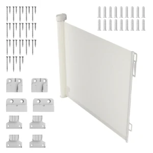 Extra Wide Retractable Safety Gate for Babies and Pets