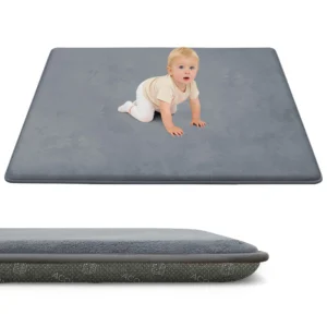 1.3inch Thick Baby Play Mat for Tummy Time Memory Foam Non-Slip