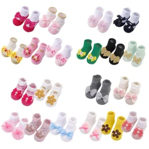 Children's Socks for Girls Boys Non-slip Short Socks Clothing
