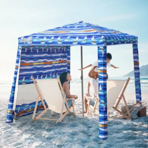Beach Cabana UPF 50+ UV Protection Shelter with Sand Pockets